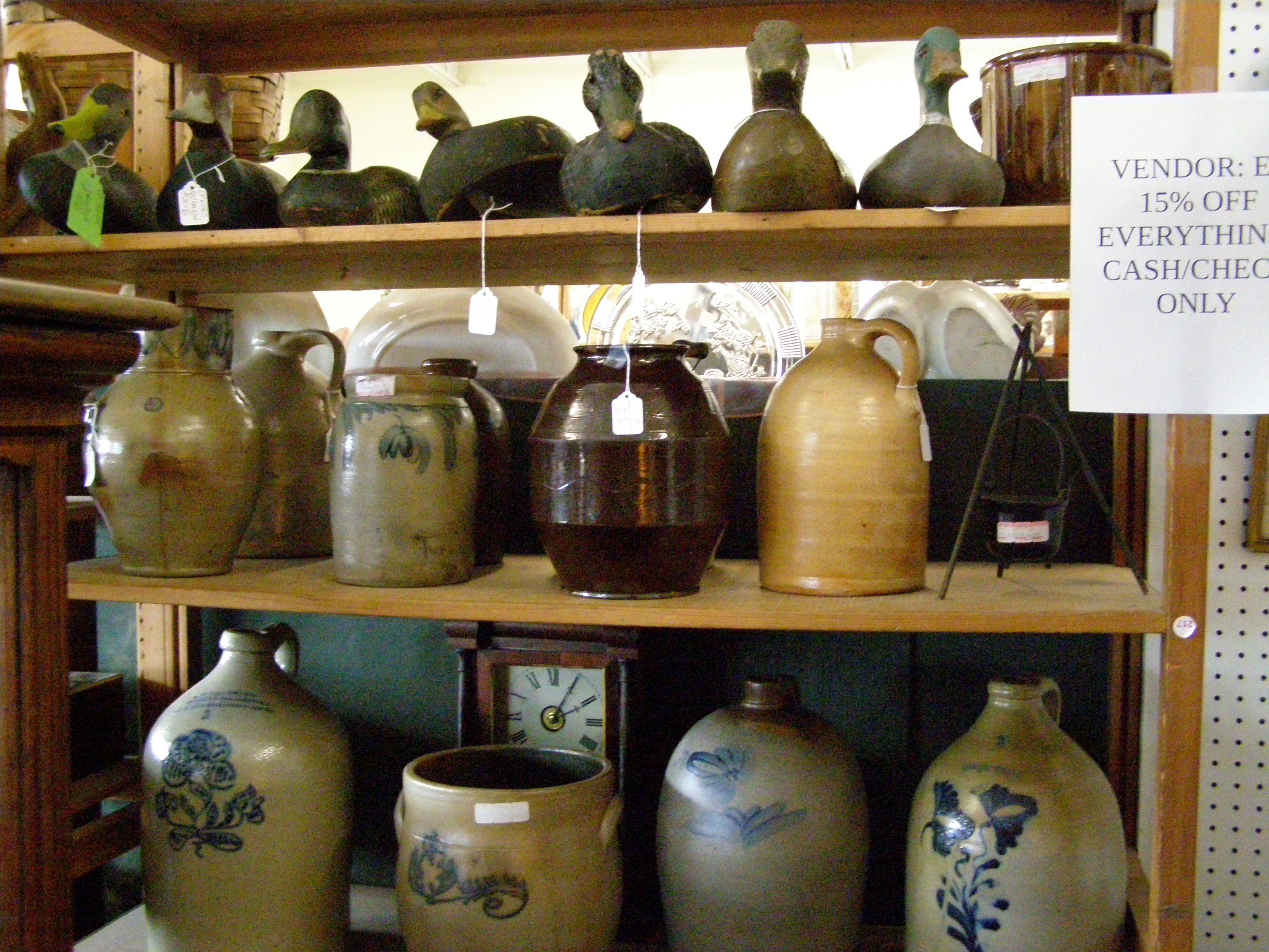 Brown and Bluse Pottery