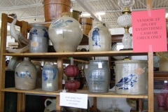 Stone Pottery With Blue