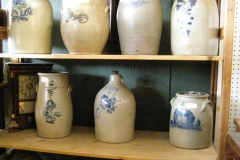 Stone Pottery With Blue